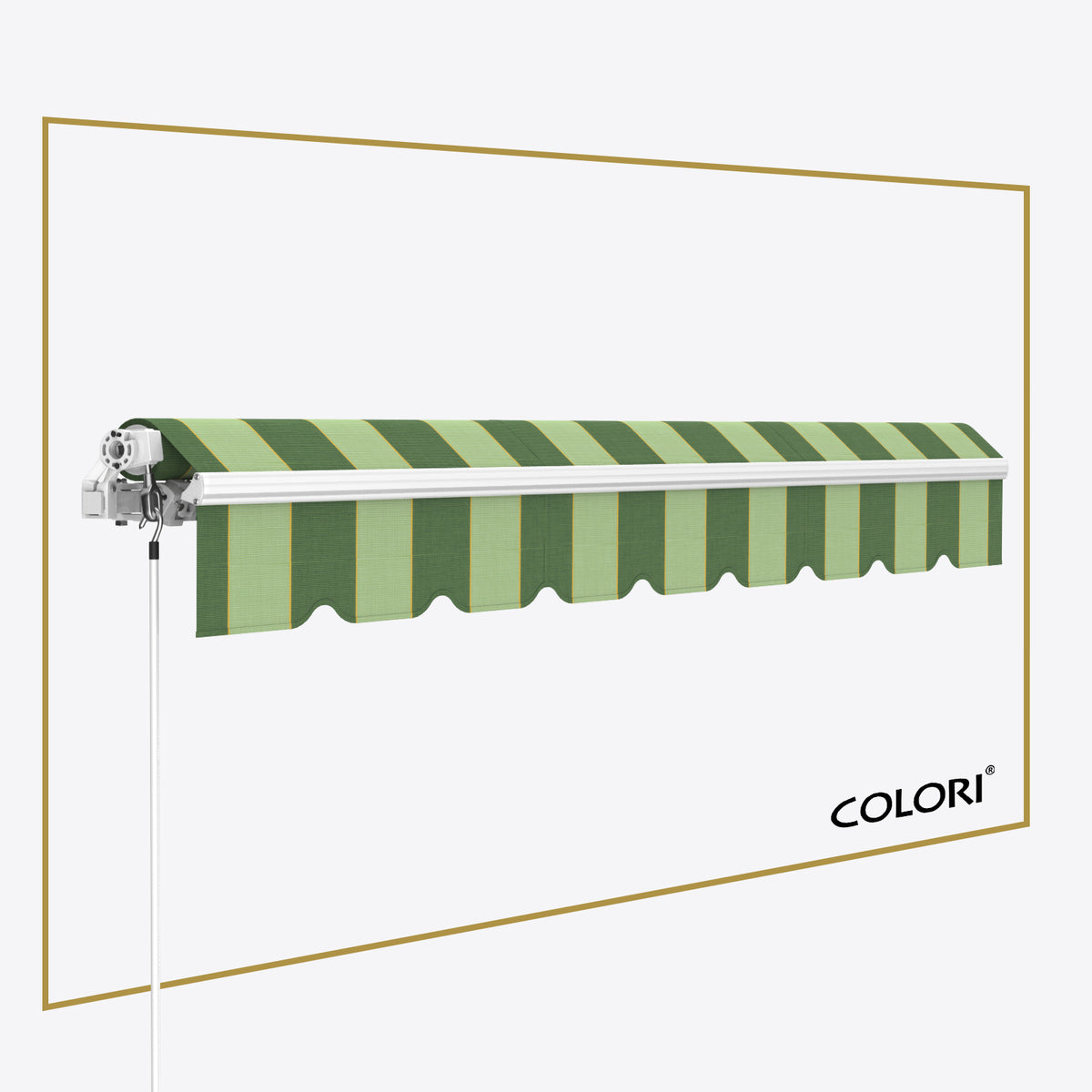 Copertină cu braț articulat ECO Green Oasis
