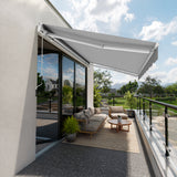Copertină cu brațe articulate Mono Marble Grey