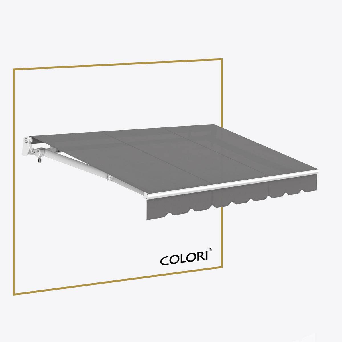 Copertină cu braț articulat Mono Dusty Grey
