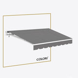 Copertină cu braț articulat Mono Dusty Grey