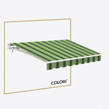 Copertină cu brațe articulate Mono Vivid Verde
