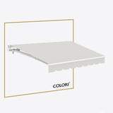 Copertină cu braț articulat Mono Mist Grey