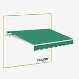 Marchiză cu brațe articulate Mono Patio Green