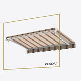 Copertină cu brațe articulate Mono Brown Rye