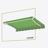 Copertină cu brațe articulate Mono Parrot Green