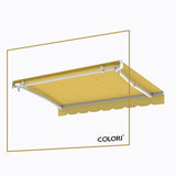 Copertină cu brațe articulate Mono British Yellow