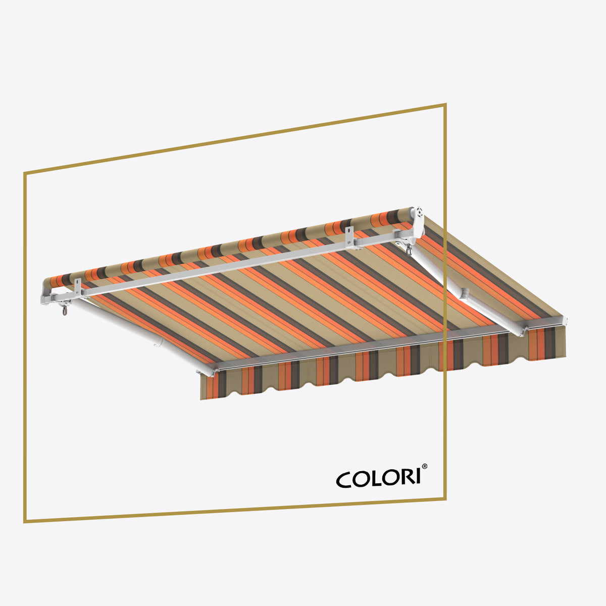 Copertină cu brațe articulate Mono Desert Orange