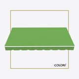 Copertină cu brațe articulate Mono Parrot Green