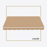 Copertină cu brațe articulate Mono, culoarea Sesame Beige
