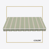 Copertină cu braț articulat Mono Soft Olive