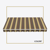 Copertină cu brațe articulate Mono Cocoa Shades