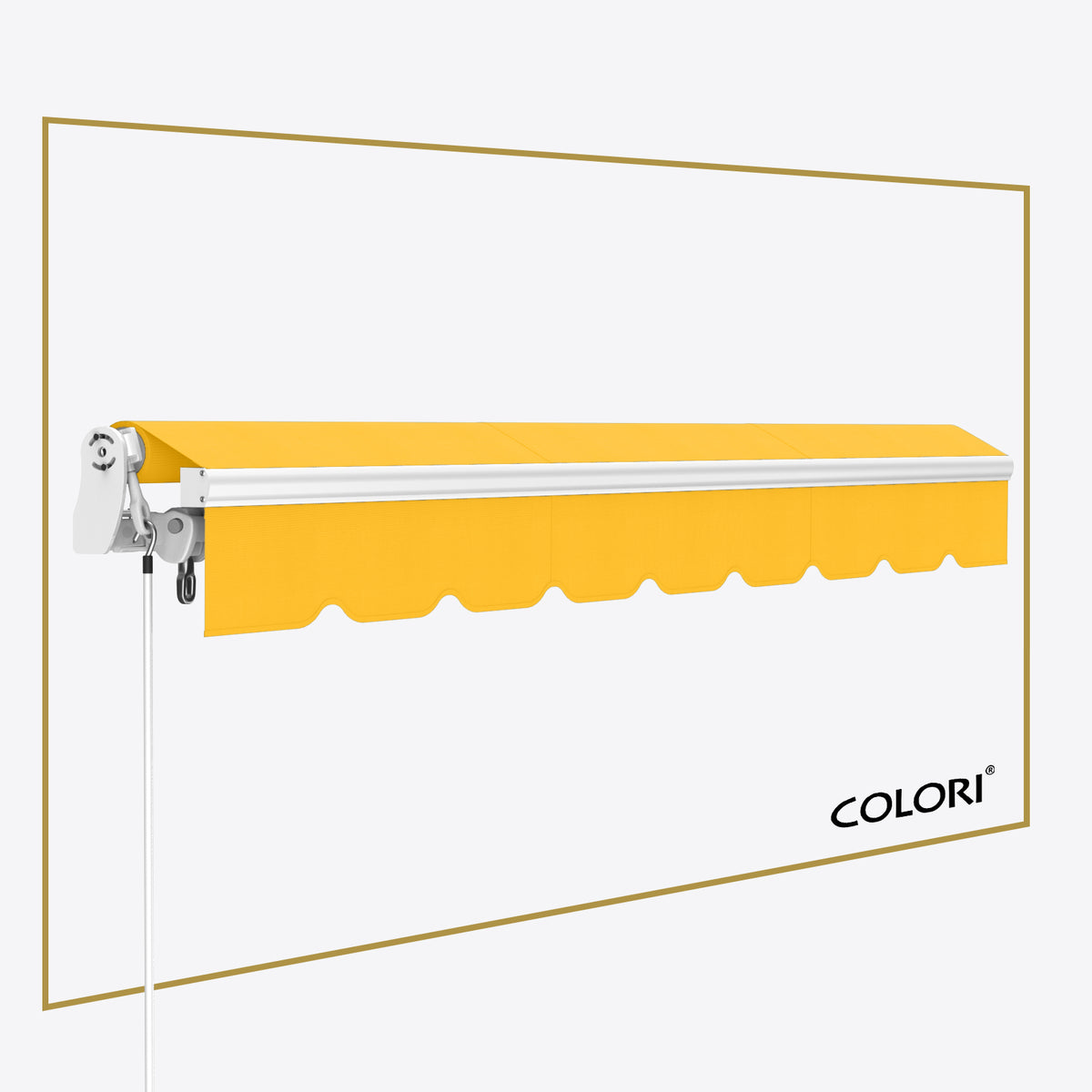 Copertină cu braț articulat Mono Marigold Yellow