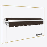 Copertină cu brațe articulate Mono Chocolate