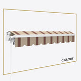 Copertină cu brațe articulate Mono Brown Rye