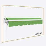 Copertină cu brațe articulate Mono Parrot Green