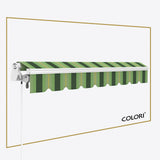 Copertină cu brațe articulate Mono Vivid Verde