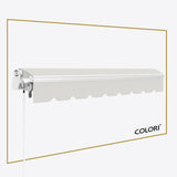 Copertină cu braț articulat Mono Mist Grey