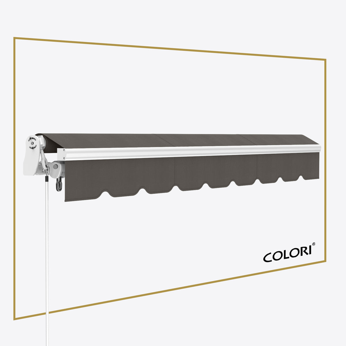 Copertină cu brațe articulate Mono Graphite
