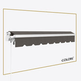 Copertină cu brațe articulate Mono Graphite