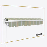 Copertină cu braț articulat Mono Soft Olive