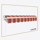 Copertină cu brațe articulate Mono Sienne Rouge