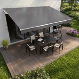 Copertină cu brațe articulate standard Dusty Grey