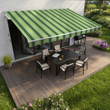 Copertină cu brațe articulate standard Vivid Verde