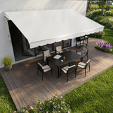 Marchiză cu brațe retractabile standard Mist Grey