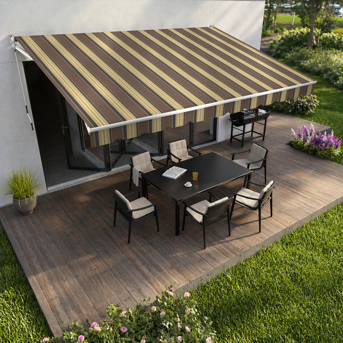 Copertină cu braț articulat standard Cocoa Shades