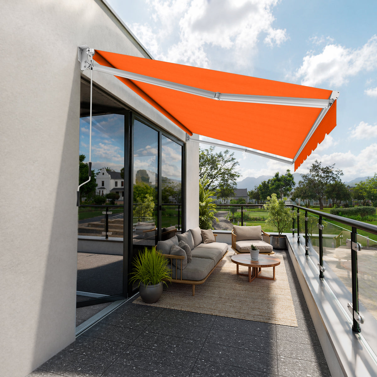 Copertină cu brațe articulate Standard Goldfish Orange