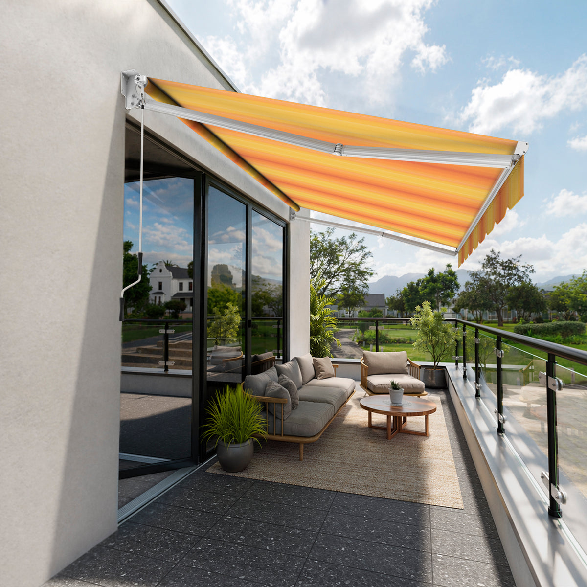 Marchiză cu brațe retractabile standard Sunburst