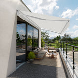 Marchiză cu brațe retractabile standard Mist Grey
