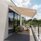 Marchiză cu brațe retractabile standard Sesame Beige