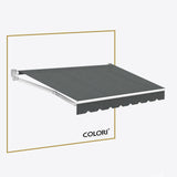Copertină cu brațe articulate standard Mouse Grey