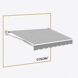 Copertină cu braț articulat standard Marble Grey