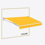 Copertină cu brațe articulate standard Marigold Yellow