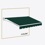 Copertină cu brațe articulate standard Forest Green