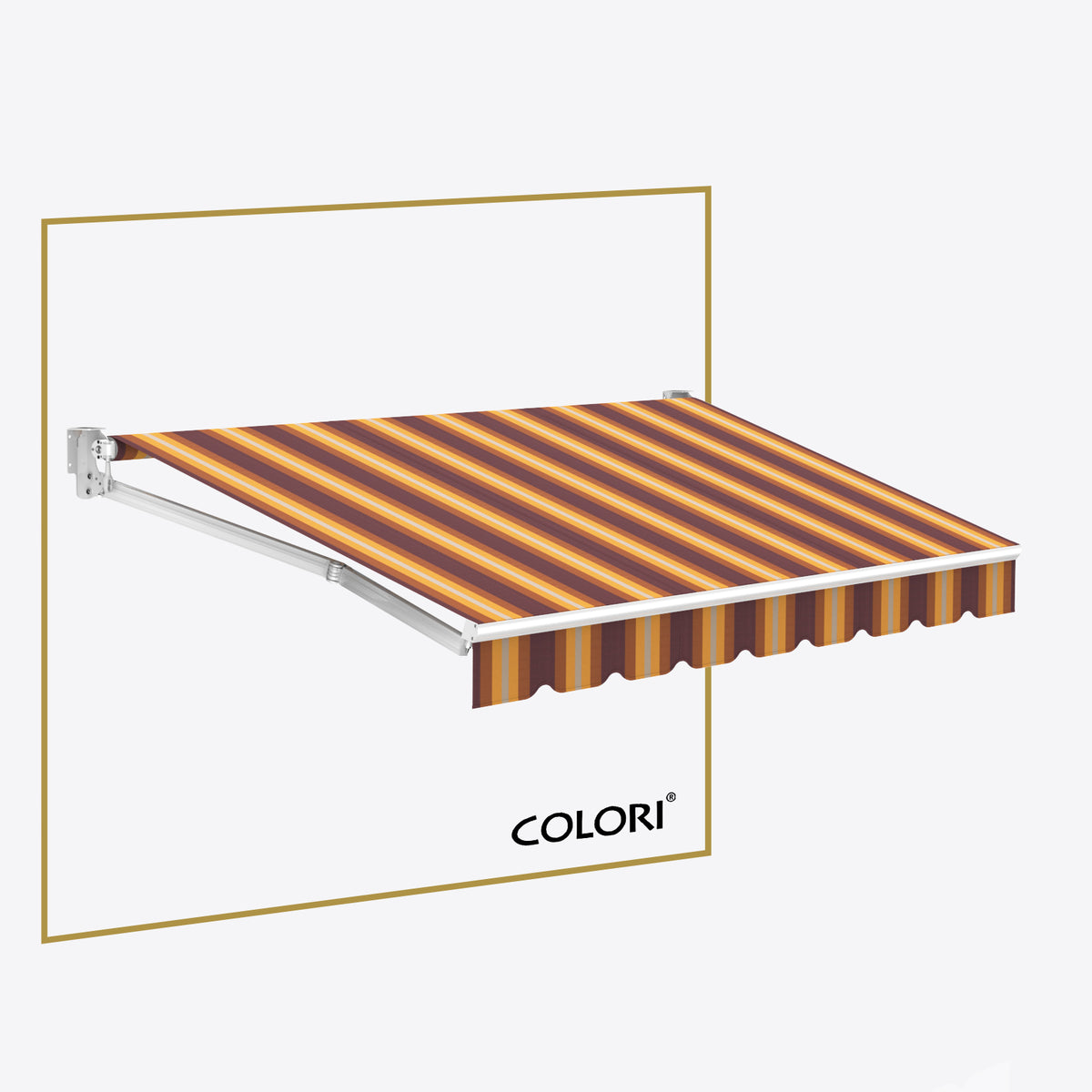 Copertină cu brațe articulate standard Sunset Glow