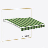 Copertină cu brațe articulate standard Vivid Verde