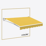 Copertină cu brațe articulate Standard British Yellow