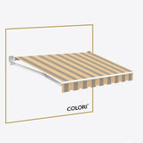 Copertină cu brațe articulate standard Sand Ash