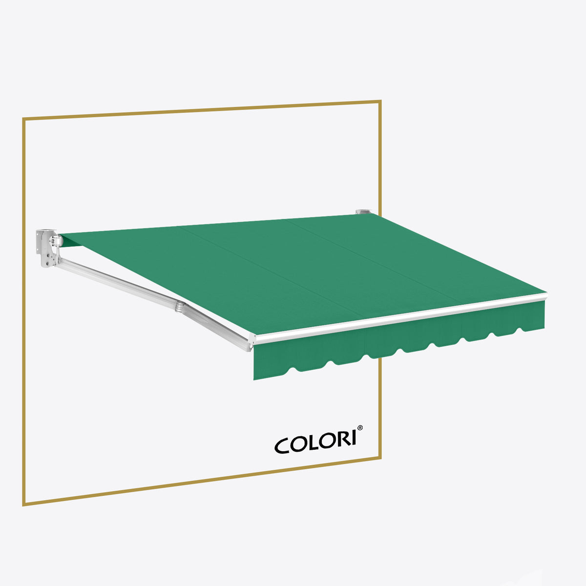 Copertină cu braț articulat standard Patio Green
