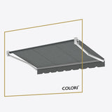 Copertină cu brațe articulate standard Mouse Grey