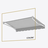 Copertină cu braț articulat standard Marble Grey