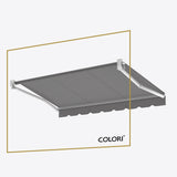 Copertină cu brațe articulate standard Dusty Grey
