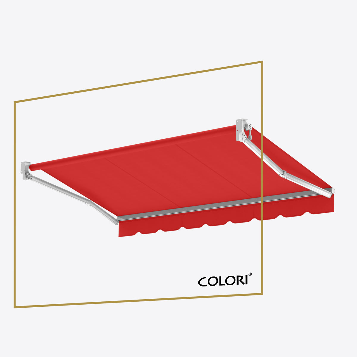 Copertină cu brațe articulate standard Scarlet Red