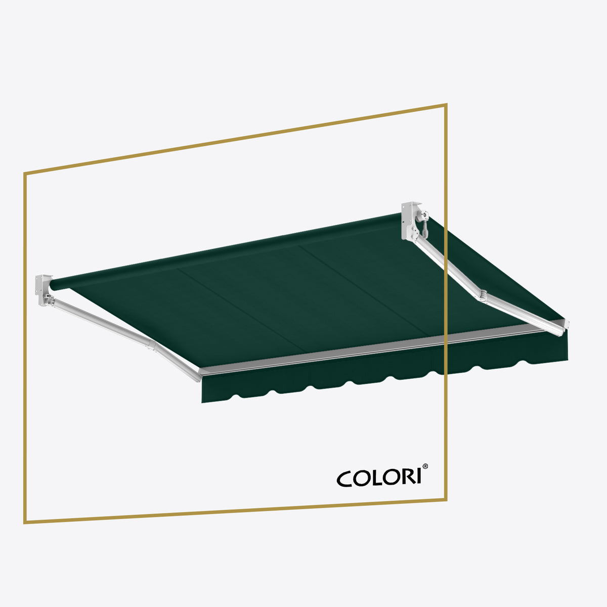 Copertină cu brațe articulate standard Forest Green