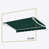 Copertină cu brațe articulate standard Forest Green