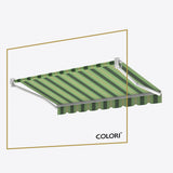 Copertină cu brațe articulate standard Vivid Verde