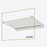 Marchiză cu brațe retractabile standard Mist Grey